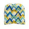 Blazing Needles, 19-inch U-Shaped Spun Polyester Outdoor Tufted Dining Chair Cushion - 2 of 2
