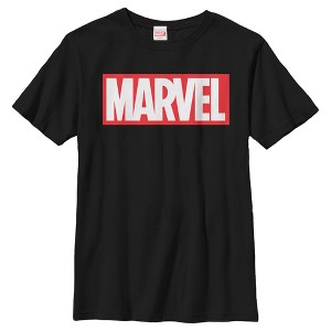 Boys' Husky Marvel Classic Bold Logo - 1 of 3
