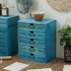 YIYIBYUS 5-Tier Drawer Cabinet, Desk Organizer Box, Blue - 3 of 4