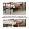 Generic Metal Platform Queen Bed Frame with Headboard Sturdy Steel Slats Support - 3 of 4