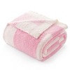 Snuggle Sac Fluffy Buffalo Plaid Throw Blanket,Reversible Cozy Throw,Classic Checkered Style - 2 of 4