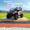 24V 2 Seater Ride On Car for Big Kids, Electric UTV Car with Remote Control, 4-Wheeler Suspension, Soft Start, 3 Speeds, Led Lights - 4 of 4