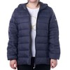 Alpine Swiss Eva Womens Down Alternative Puffer Jacket Hooded Light Packable Coat - 4 of 4