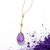 Ross-Simons 8.00 Carat Amethyst Drop Necklace in 14kt Yellow Gold - 3 of 4