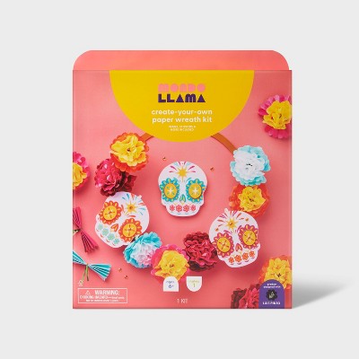 Día de Muertos Paper Wreath Kit - Mondo Llama™