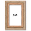PosterPalooza | Photo Size Deco Brown Picture Frame - UV Acrylic, Foam Board Backing, Hanging Hardware - 2 of 4
