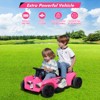 24V Two Seater Electric Ride On Car with Remote Control, Dual 120W Motors, Music, USB, Storage - 3 of 4