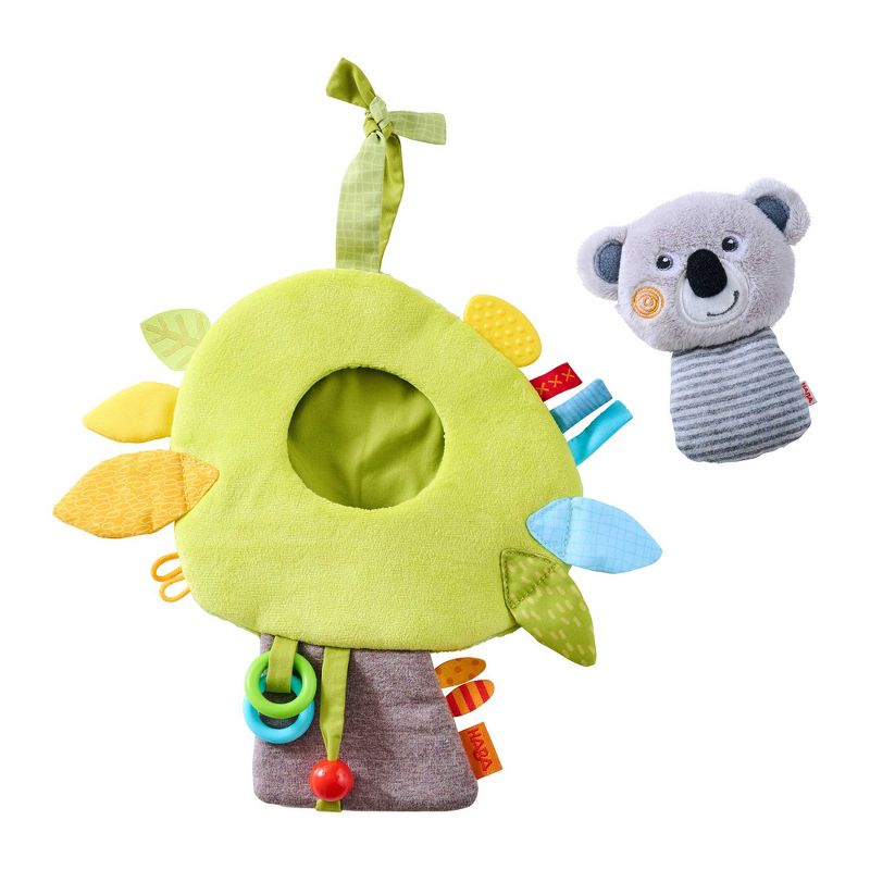 HABA Koala Discovery Cushion Hanging Crib Toy with Play Elements (Machine Washable), 2 of 7