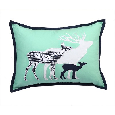 Bacati - Tribal Navy Throw Pillow