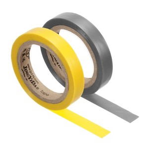 Unique Bargains PVC Thin Sticky Seal Tennis Badminton Racket Accessories Grip Finishing Tapes 26Ft 2 Pcs - 1 of 4