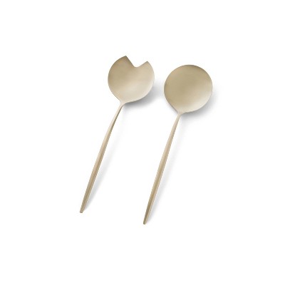 2pc Gaze Champagne Satin Hostess Set - Cambridge Silversmiths