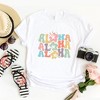 Simply Sage Market Women's Aloha Wavy Short Sleeve Graphic Tee - 3 of 3