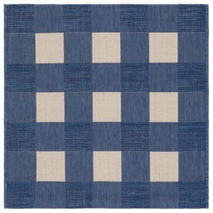 Courtyard CY6443 Power Loomed UV Resistant, Stain Resistant, Non-Shedding Indoor/Outdoor Rugs - Safavieh - 1 of 4