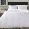 White Courtney Duvet Cover Set (Full/Queen) - City Scene: Includes 2 Shams, Hidden Zipper, Machine Washable - 3 of 4