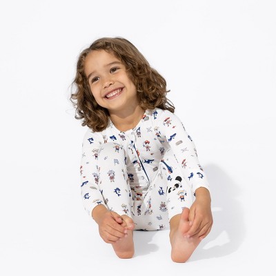Bellabu Bear Baby Pirate Bamboo Convertible Footie