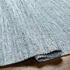 Hauteloom Aneko Beige Handwoven Leather Rag Carpet - 3 of 4