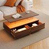Bella Depot 47.2''W Modern Rectangular Coffee Table with 2 drawers - 4 of 4
