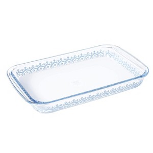 Spice By Tia Mowry 3.1 Quart Spicy Cloves Glass Rectangular Baker - 1 of 4