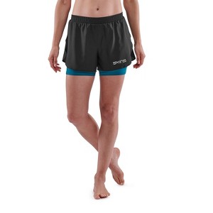 SKINS SERIES-3 Women's Premium Compression Shorts-50+ UPF, Moisture-Wicking for Running, Pickleballl & Basketball - 1 of 4