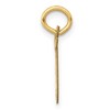 Black Bow Jewelry 14k Yellow Gold Ella Collection Small Fancy Script Initial Pendant A-W - 2 of 4