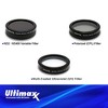 ULTIMAXX DJI INSPIRE 2 X4S FILTER KIT-UV, CPL,V-ND, CLOTH, CASE - 2 of 3