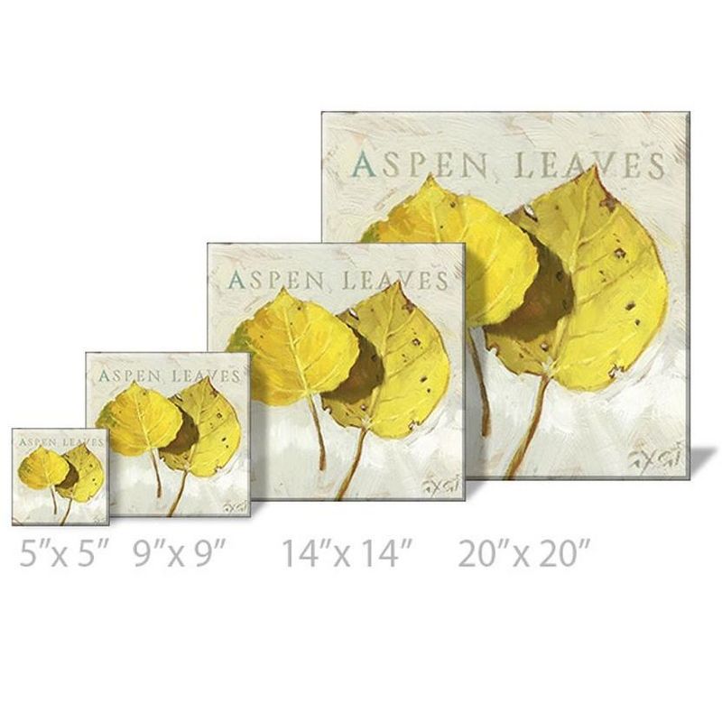 Sullivans Darren Gygi Aspen Leaves Canvas, Museum Quality Giclee Print, Gallery Wrapped, Handcrafted in USA, 3 of 5
