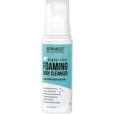 No Rinse Foaming Body Wash for Elderly, Bedridden Women & Post Workout - Fresh Scent