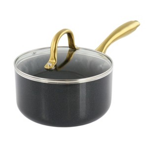 Gibson Home Ellsworth 2.5 Quart Aluminum Nonstick Saucepan With Lid - 1 of 4