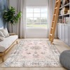 Lahome Loop Border Gradient Style Short Pile Velvet Rectangular Indoor Area Rug - 3 of 4