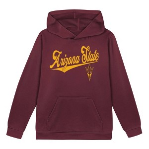 NCAA Arizona State Sun Devils Boys' Poly Hooded Sweatshirt - 1 of 1