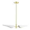 Livex Lighting Capistrano 2 - Light Chandelier in  Satin Brass - 2 of 4