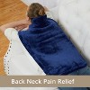 Large Weighted Heating Pad for Neck, Shoulders and Back,4 Heat Settings, Fast Heating, Auto Shut Off, Electric Full Body Pain Relief - 2 of 4