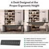 SAINTCY Executive L-Shaped Desk with File Cabinet - 4 of 4