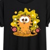Women's - Garfield - Baby Garfield Paws And Stars Oversized Graphic T-Shirt - 2 of 4