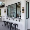 LLHZSY 15 3/4" Black Modern Integrated LED Outdoor Wall Light for Outside House, Waterproof Porch Lantern Sconce - 3 of 4