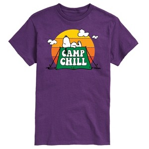 Men's - Peanuts - Camp Chill Short Sleeve Graphic T-Shirt - 1 of 4