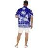 HAPPY BAY Men's Hawaiian Shirts Short Sleeve Button Down Shirt Mens Casual Shirts Holiday Tropical Beach Summer Party Shirts for Men - 3 of 4