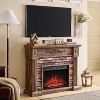 Sincido 43" TV Stand wth Electric Fireplac, Remote Control, Adjustable Flame Level for Living Room - 2 of 4