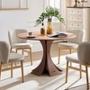 NicBex Round Dining Table Kitchen Table Dining Table Modern Wood Dining Table for 6 for Dining Room, Black - 4 of 4