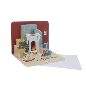 Unique Bargains Greeting Card Assorted Color 6.1"x4.4"x0.4" 1 Pc - 1 of 4