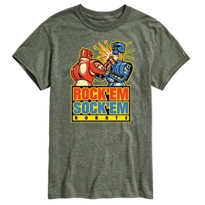 Men's - Rock 'Em Sock 'Em - Rock 'Em Sock 'Em Robots Short Sleeve Graphic T-Shirt - 1 of 4