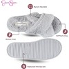 Jessica Simpson Womens Cross Band Plush Slide Slipper Slide - 2 of 4