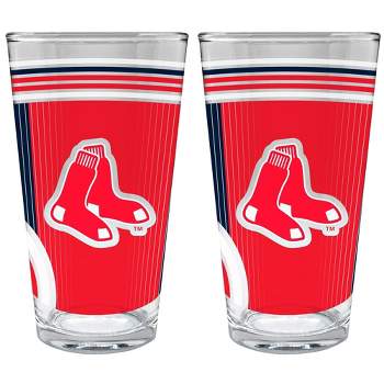 MLB Boston Red Sox 2pc Pint Glass Set