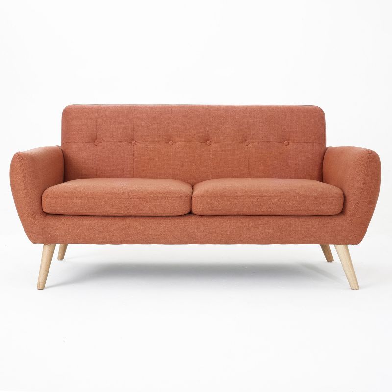 Josephine Mid-Century Modern Petite Sofa - Christopher Knight Home, 1 of 10