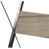 Nordlys Metal and Black Wood Top Desk Industrial Style Bedroom - 3 of 3