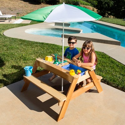 target sand and water table