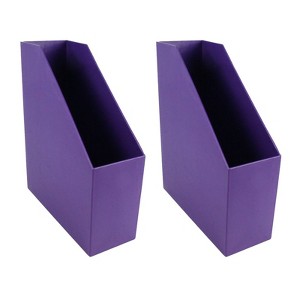 Romanoff Magazine File, Purple, Pack of 2 - 1 of 1