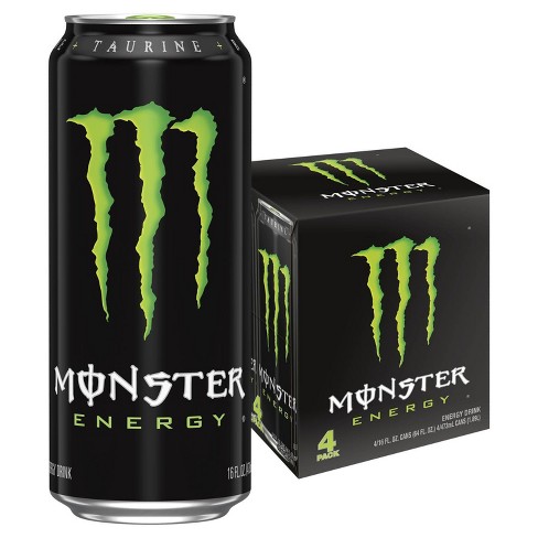Monster Energy, Original - 4pk/16 Fl Oz Cans : Target