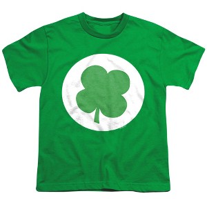 Care Bears: Unlock The Magic Good Luck Bear Belly Kids T Shirt For Youth  Kelly Green  Large - 1 of 4