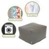 Majestic Home Goods,Ottoman Pouf Wales - 2 of 4